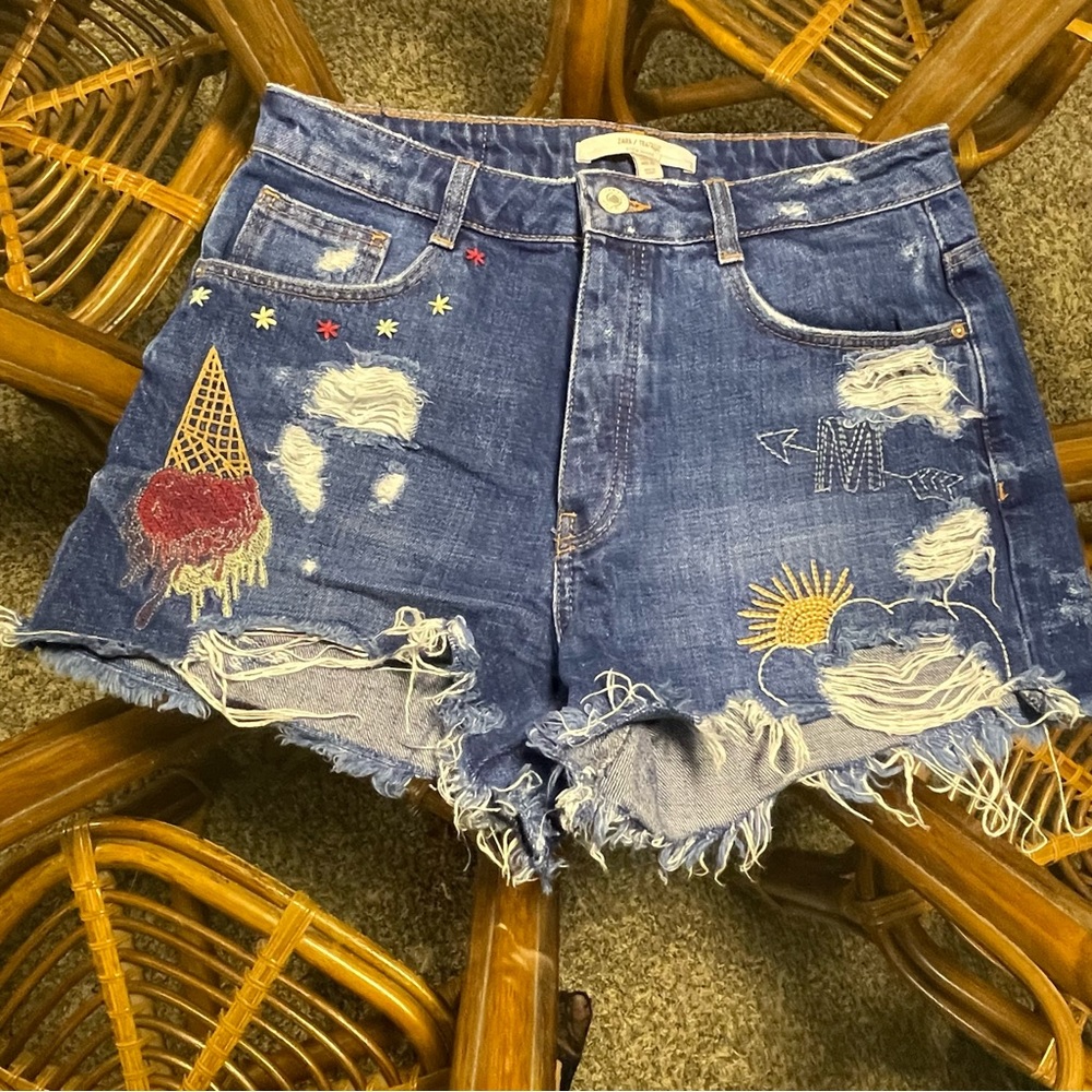 Zara/Trafaluc Denim Shorts
